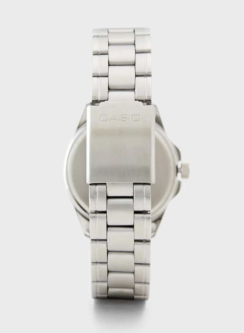 CASIO Classic Steel Strap Analog Watch