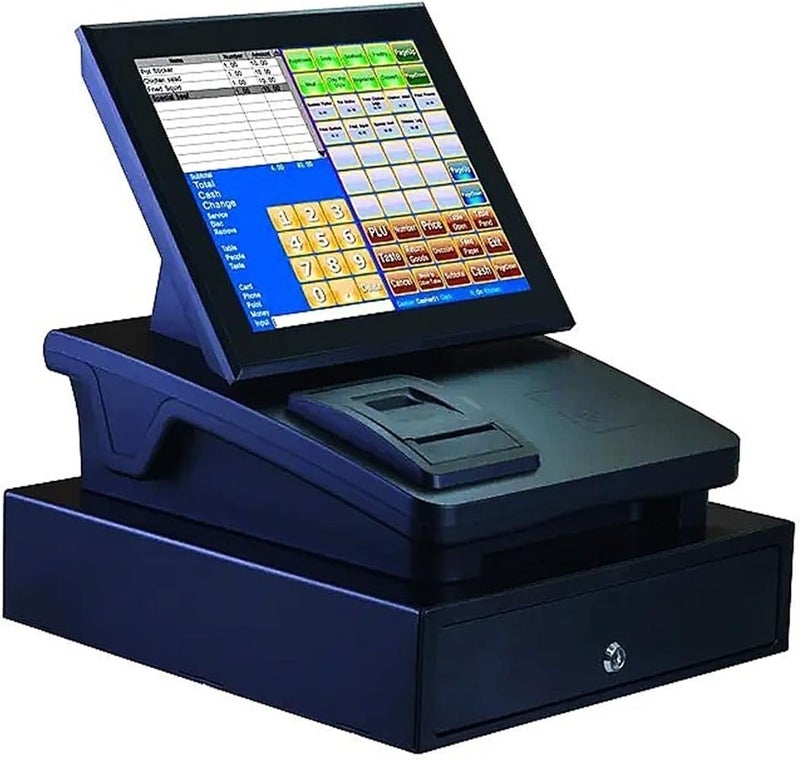 ROOUIO Cash Register, Cash Register Embedded Touch Screen All-in-one Machine, Catering Fast Food Cash Register Milk Tea Cash Register - Image 3