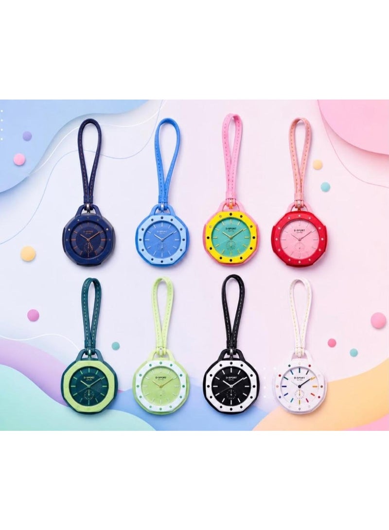 Toy Box Trendy Pocket Watch Keychain For Bags with Hanging Strap for Kids and Adults - Image 2