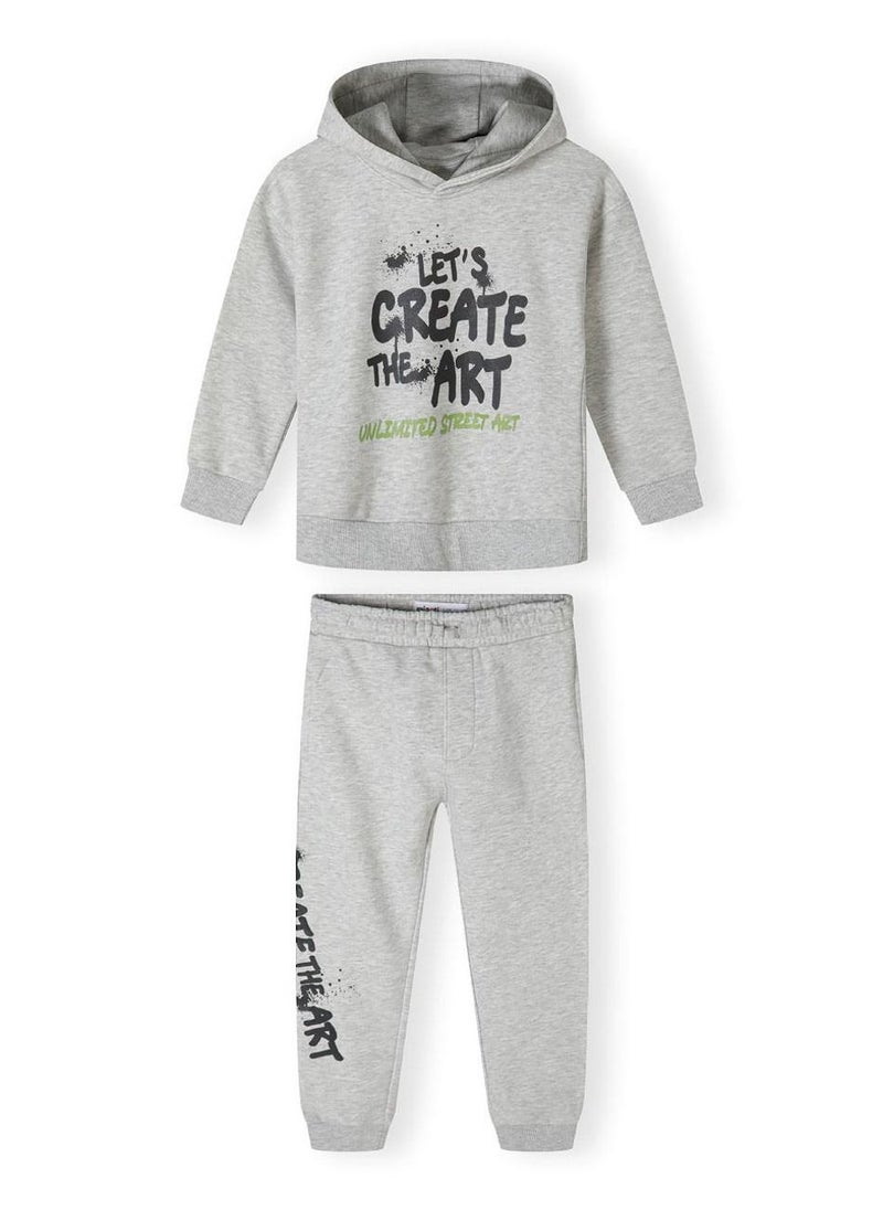 MINOTI Kids Boys Hoodie and Jogger Set - Image 2