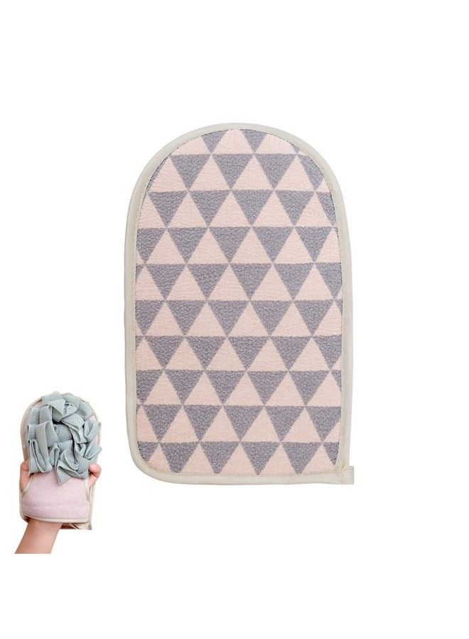 AZAH Exfoliating Gloves For Body Scrubbing ; Skin Exfoliating Gloves With 2 In 1 Use: Loofah And Exfoliating Mitten For Smooth & Clean Skin Green  - Image 2