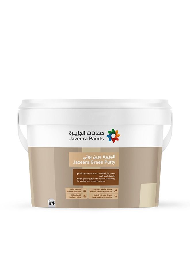 دهانات الجزيرة معجون أبيض لتسوية الأسطح 3 كجم - Image 2