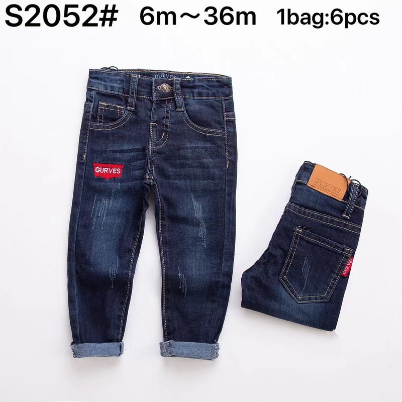 New Baby Jeans Men'S Baby 6M-36M Comfortable Denim Trousers Baby Jeans Boys Jeans - Image 1