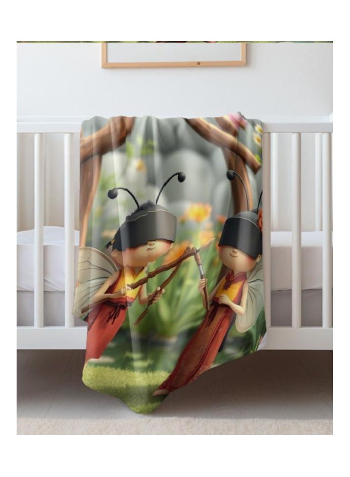 general Children's or student cartoon flannel thin blanket (warm and comfortable, suitable for sleep, games) 100cm*150cm - 938 - Image 5