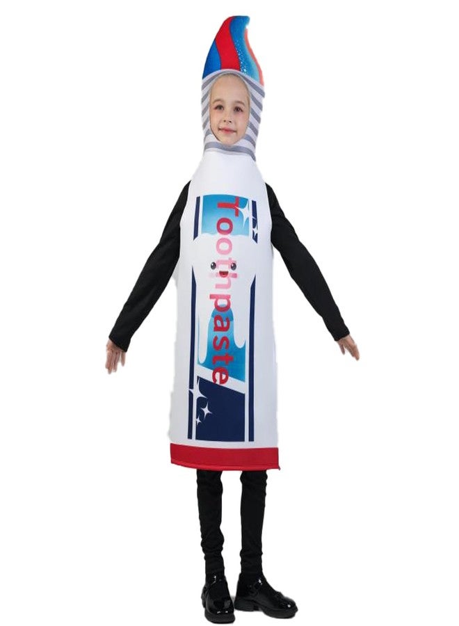DSplay Kids Toothpaste Costume Cosplay Funny Girl Boy Halloween Costumes (8-14 years old) - Image 3