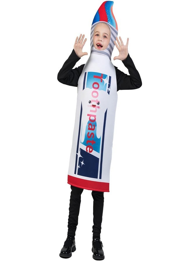 DSplay Kids Toothpaste Costume Cosplay Funny Girl Boy Halloween Costumes (8-14 years old) - Image 1