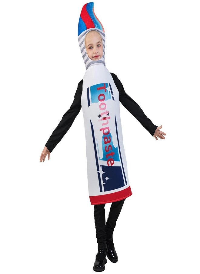 DSplay Kids Toothpaste Costume Cosplay Funny Girl Boy Halloween Costumes (8-14 years old) - Image 2