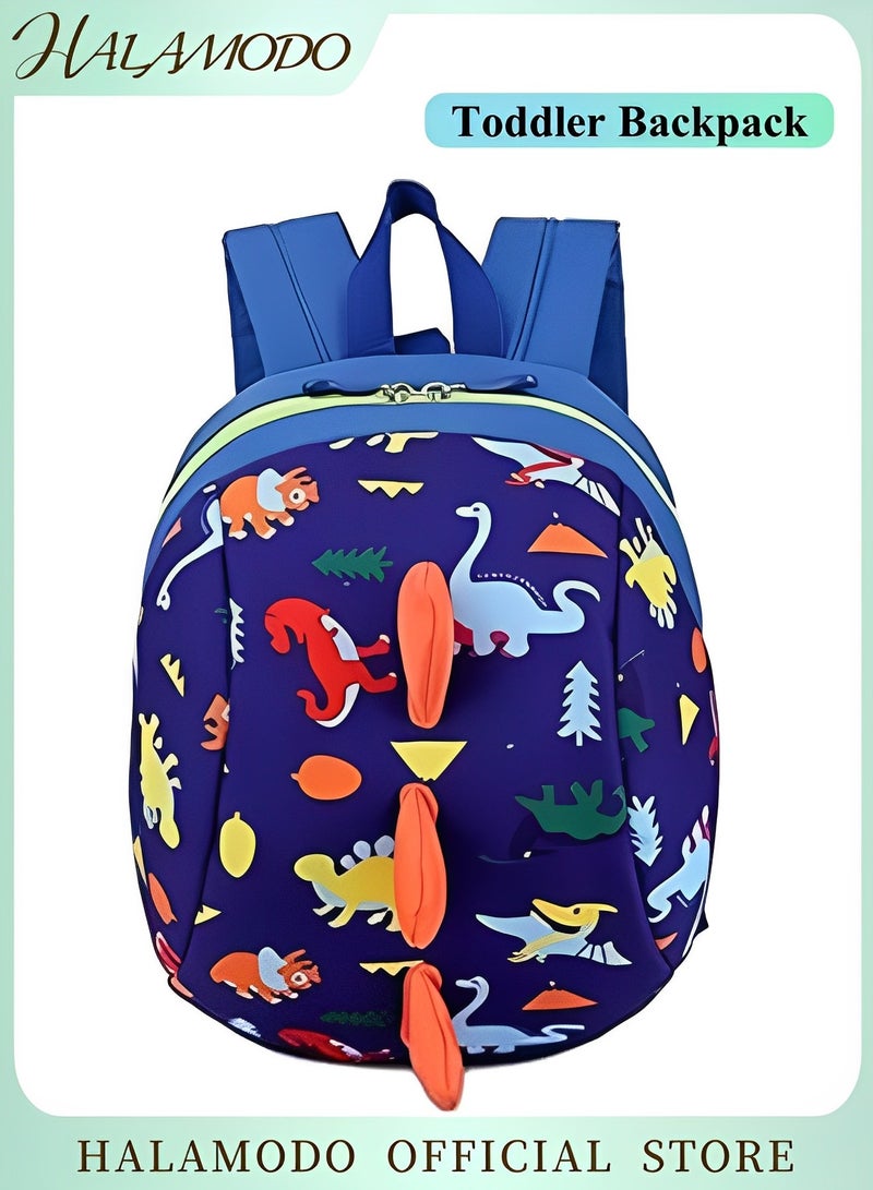 HALAMODO Backpack for Boys Girls School Bookbags Toddler Backpack for Preschool Kindergarten Child Lightweight Multifunctional Cute Daycare Bookbag with Travel Dinosaur Pattern - Image 1