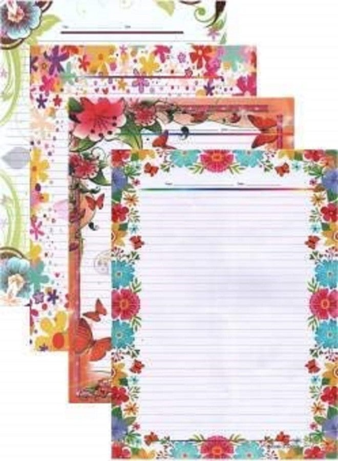 Peeplvalue Pack of 40 A3 Size Designer One Side plane One Sided Line Sheet for School, Colleges, Project, Assignments, Practical Etc Multipurpose… - Image 1