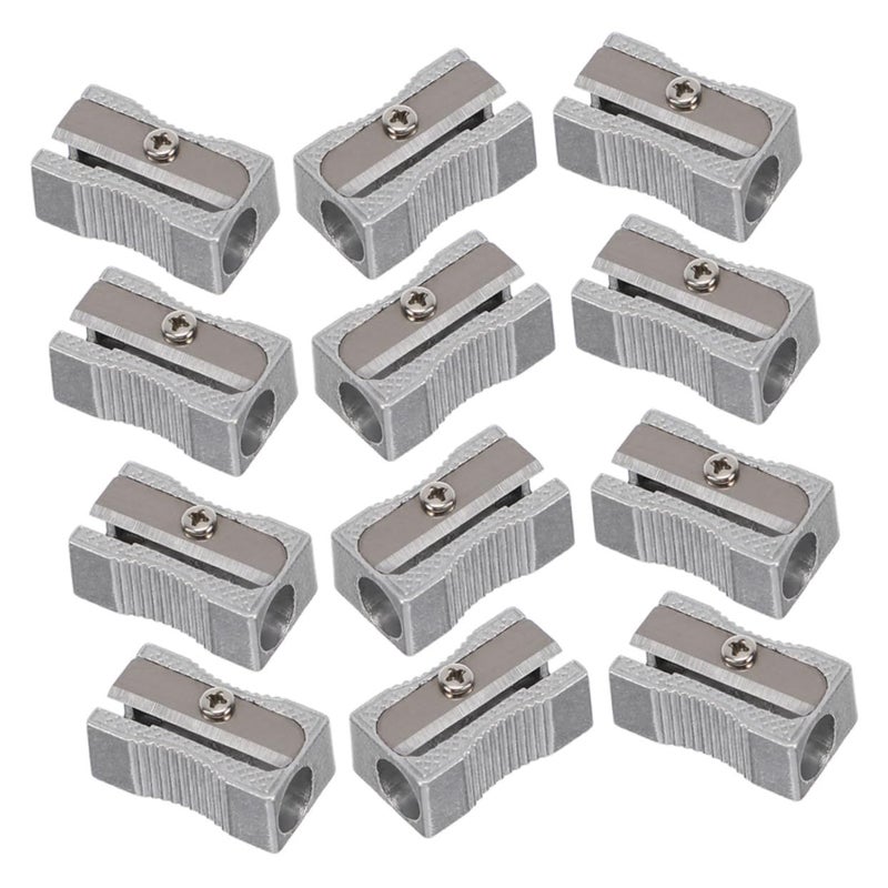 12 Pcs Manual Pencil Sharpeners Portable For Kids And Artists - Image 2