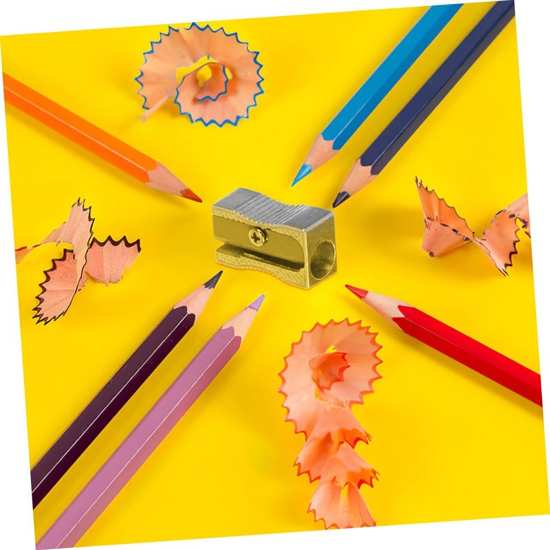 12 Pcs Manual Pencil Sharpeners Portable For Kids And Artists - Image 4