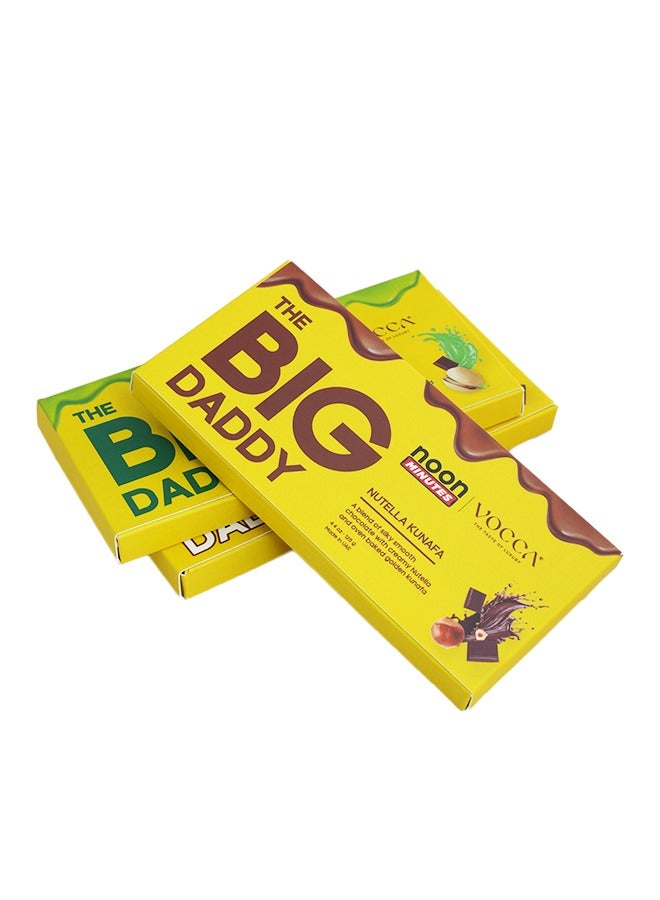 The Big Daddy Nutella Hazelnut Kunafa Filled Chocolate Bar (noon Minutes x VOCCA)  (VOCCA) 125g - Image 4