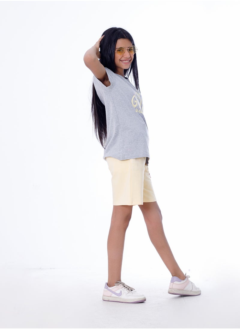 BEBO - Half sleeve and shorts set for girls - Image 1