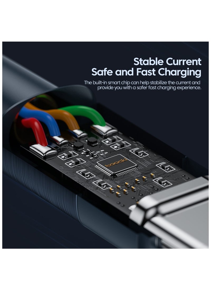 نوع C إلى C 1M Tpe 60W 100W Usbc كابل كابلات شحن سريعة متنقلة مع شريحة ذكية متوافقة مع جميع الهواتف المحمولة الرائدة  - Image 3