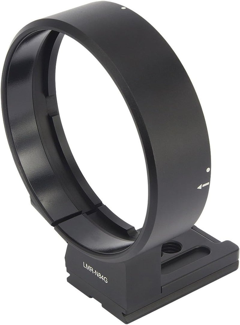 Haoge حلقة استبدال قاعدة العدسة LMR-N84G لحامل الحامل ثلاثي القوائم لعدسة نيكون AF-S AFS NIKKOR 80-400mm f/4.5-5.6G ED VR مع لوحة إطلاق سريعة من نوع أركا مدمجة - Image 4