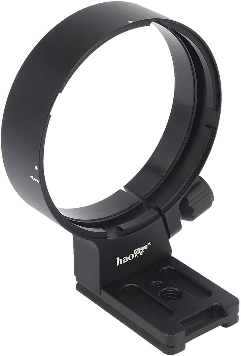 Haoge حلقة استبدال قاعدة العدسة LMR-N84G لحامل الحامل ثلاثي القوائم لعدسة نيكون AF-S AFS NIKKOR 80-400mm f/4.5-5.6G ED VR مع لوحة إطلاق سريعة من نوع أركا مدمجة - Image 1