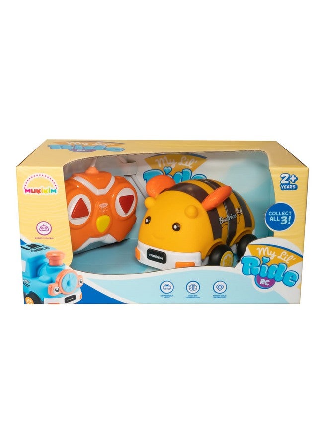 MUKIKIM My Little Rides - Beatrice The Bee. Your Child's First Remote Control Car. Safe & Durable for Ages 2+ Toddlers/Young Kids. Cartoon RC Car with Soft Shell & Crash-Resistant Design - Image 4