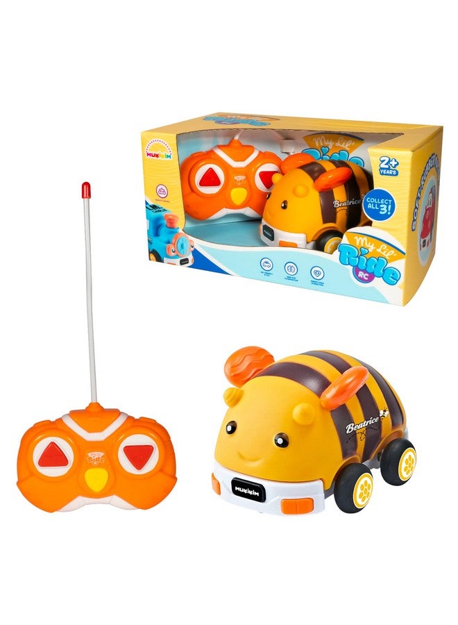 MUKIKIM My Little Rides - Beatrice The Bee. Your Child's First Remote Control Car. Safe & Durable for Ages 2+ Toddlers/Young Kids. Cartoon RC Car with Soft Shell & Crash-Resistant Design - Image 1