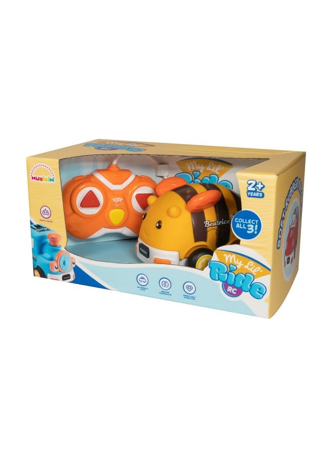 MUKIKIM My Little Rides - Beatrice The Bee. Your Child's First Remote Control Car. Safe & Durable for Ages 2+ Toddlers/Young Kids. Cartoon RC Car with Soft Shell & Crash-Resistant Design - Image 5