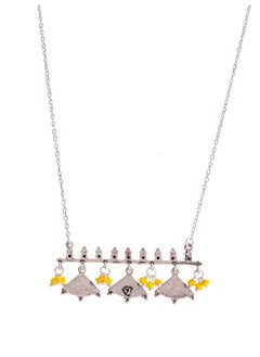 VOYLLA Bagh E Fiza Lightly Embellished Brass Pendant  - Image 4