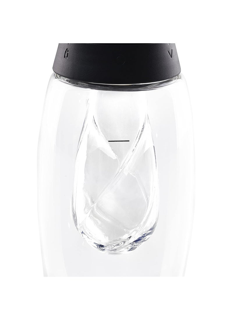 COLE & MASON - Cole & Mason Bristol Duo Oil & Vinegar Pourer for thinKitchen:, Oil Dispenser/Vinegar Dispenser, Glass/Stainless Steel, 230mm, Single, Includes 1 x Oil Bottle/Vinegar Bottle, 2 Year Guarantee - Image 1