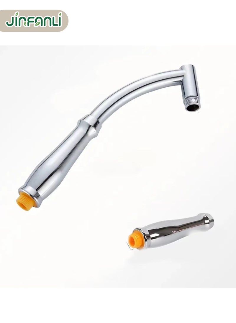 جين فان ل أنا مجموعة رأس دش مطري مربع الشكل، أنبوب تمديد، كروم، للحمام - 9 بوصات - Image 5