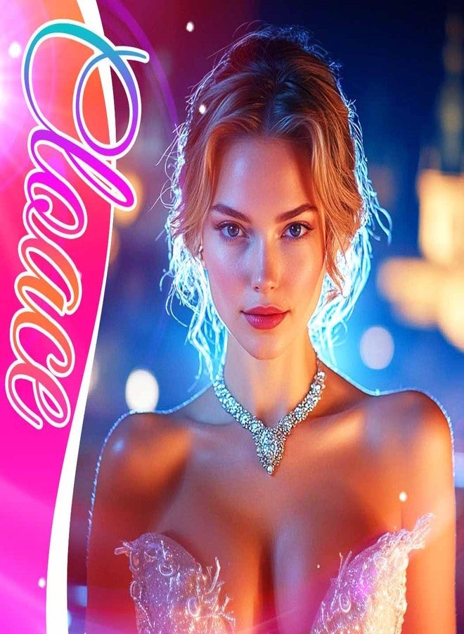 CLOACE Rhinestone Choker Necklace Diamond Row Necklaces Sparkly Prom Chain Jewerly for Women (Black) - Image 3