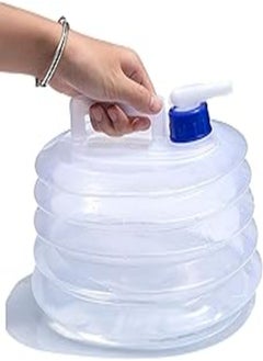 Generic PAYRFV Collapsible Water Bucket, Emergency Water Storage Collapsible Water Container, Reuseable Foldable Leak Proof Portable Travel Water Bucket for Camping Hiking, 1.3/2.6/3.9 Gallon Capacity,10L 