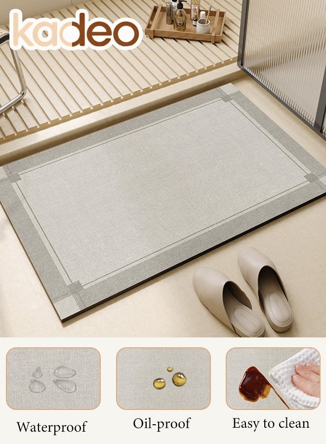 kadeo 2PCS Kitchen Mat Set, Cushioned Non Slip Rugs for Kitchen Floor, Absorbent Runner Comfort Standing Mats Washable for Kitchen, Office, Home - Image 4