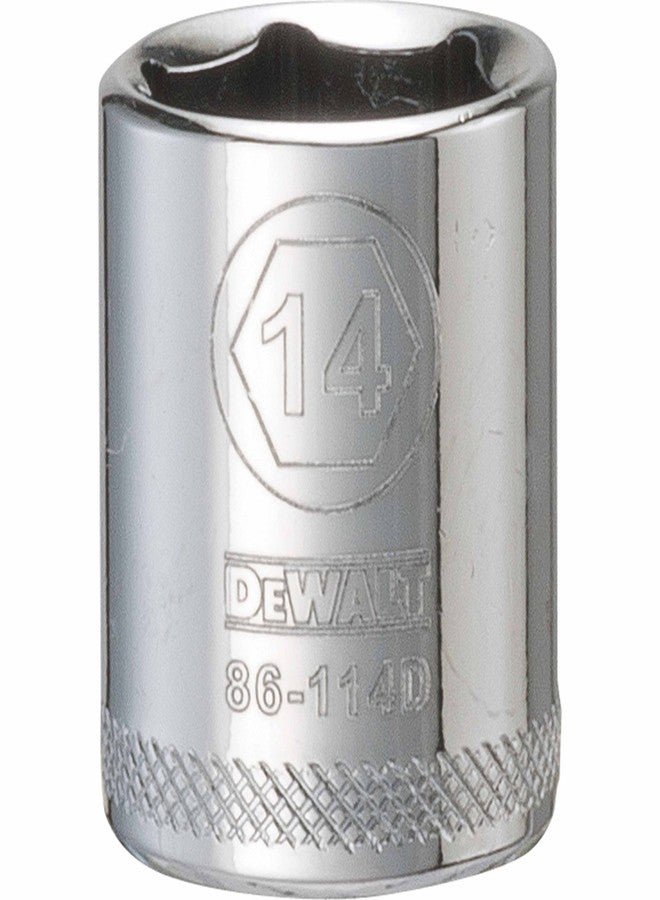 DEWALT DWMT86114OSP 6 Point 1/4'' Drive Socket 14MM - Image 1