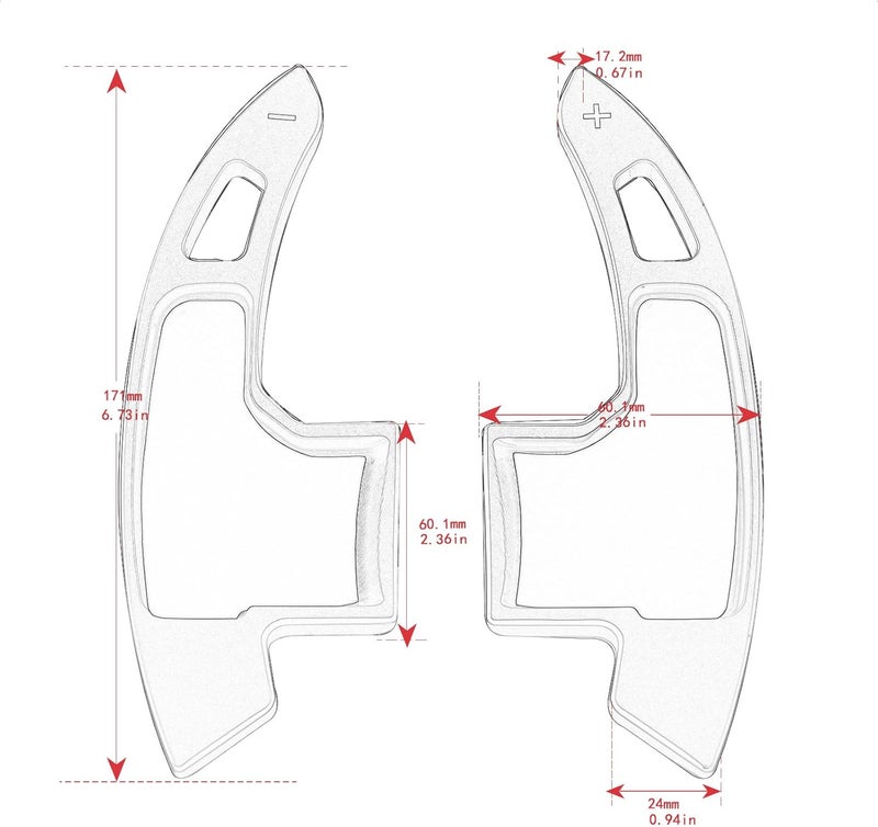 SK CUSTOM Steering Wheel Shift Paddle Shifter Extension Aluminum Alloy Trim Cover for Ford Mustang 2015-2021 - Image 5