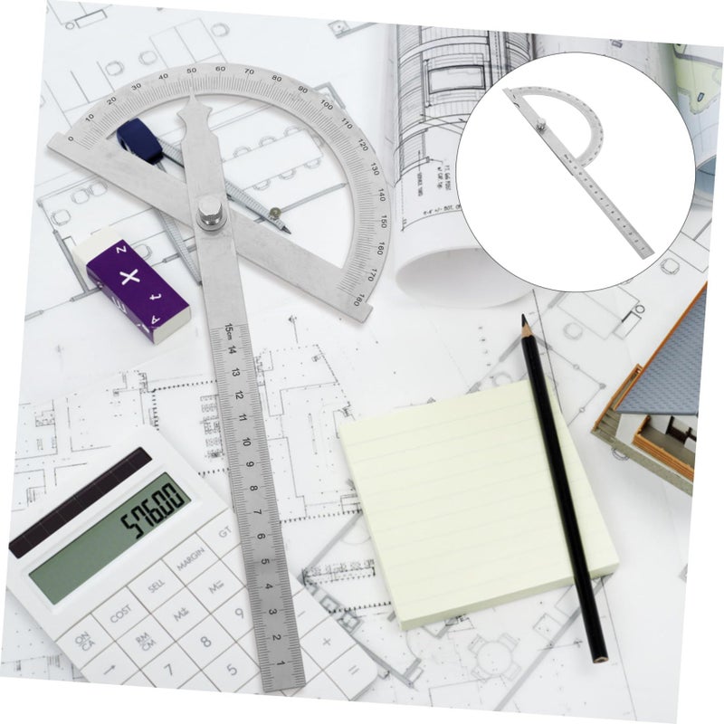 Digital Protractor Ruler 180 Degree Adjustable Steel Angle Finder For Woodworking Engineer Carpenter Accurate Measurement Tool - Image 3