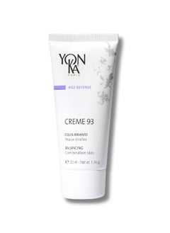 Yonka Yon-Ka Creme 93 Mattifying Moisturizer (50ml) Balancing Facial Cream for Combination Skin, Balance Oily Complexion with Vitamins A,C and E, Paraben-Free  - Image 1