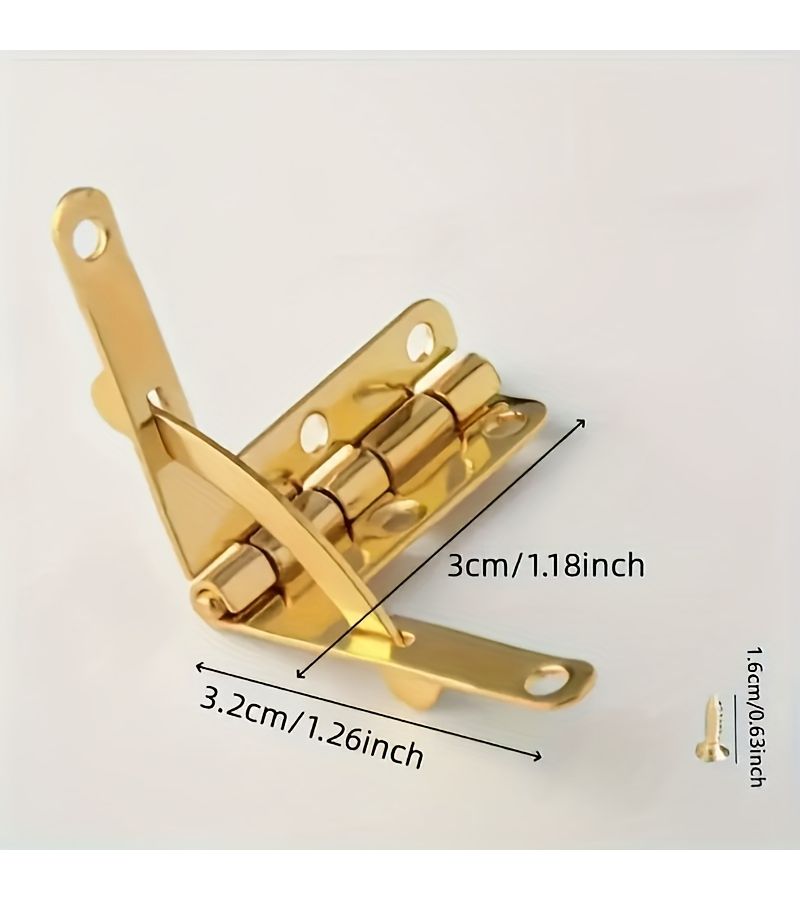 Bronze Self Closing Spring Hinges 84 Pieces With Screws For Boxes And Cabinets - Image 2