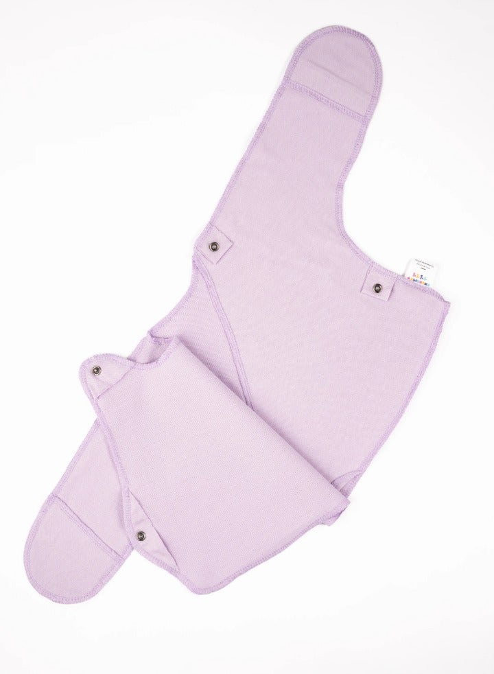 Generic Newborn Baby Girl Gift Set – 5-Piece Lavender Hospital Outfit (Wrap Shirt, Pants, 2 Hats, Pacifier Holder), Premium Turkish Cotton, Hypoallergenic, Size 53cm  - Image 3