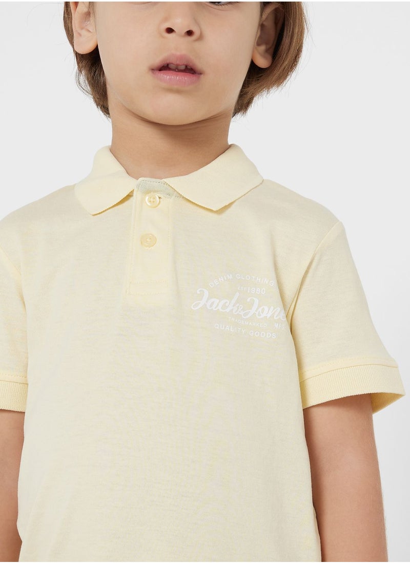 Jack & Jones Junior - Youth Logo Polo - Image 1