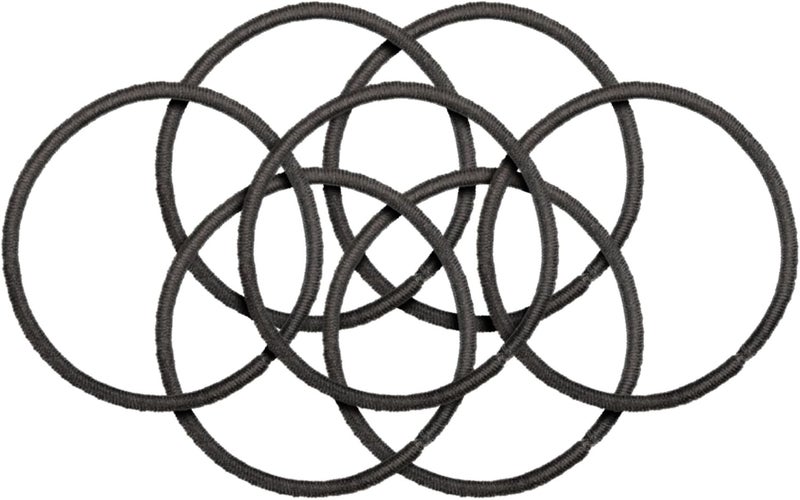 Goody Ouchless Hair Elastics, Black, 36 Count (Pack of 3) - Image 4