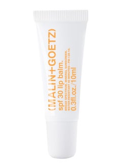 MALIN + GOETZ Malin + Goetz SPF 30 Lip Balm, 0.3fl oz, 10ml – Water Resistant Lip Moisturizer, SPF Lip Balm, Sun Protection Lip Care Products, Sunscreen for Lips, Lip Treatment 