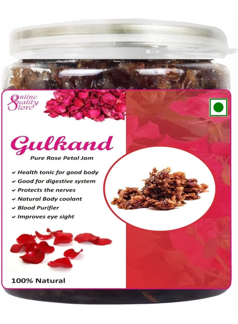 Online Quality Store Natural Gulkand (Rose Petal Jam), 400g - Image 2