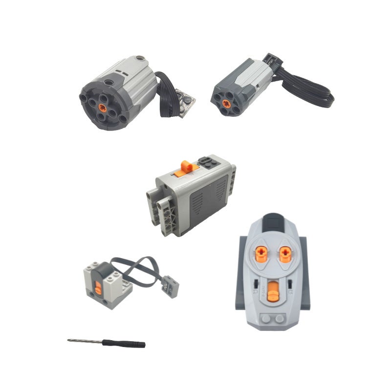 Building Block Motor Power Set Motor Remote Control Receiver Lithium Battery Box Matching Set No. 1-47 - Image 1