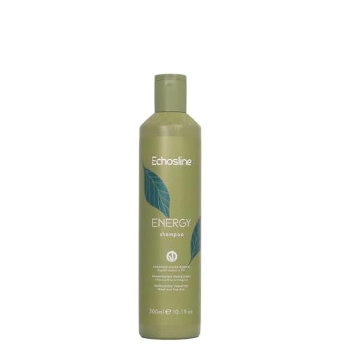 Echos Line Echosline Energizing Shampoo for Weak and Fine Hair - 300 ml. / 10.1 fl.oz. - Image 1