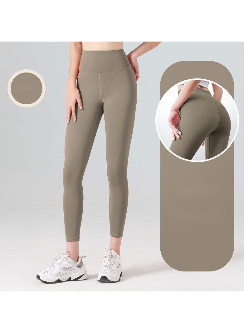 Generic New Yoga Pants Women Peach Hip High Waist Lift Hip Exercise Fitness Pants Belly Tight Yoga Pants Women  - Image 1