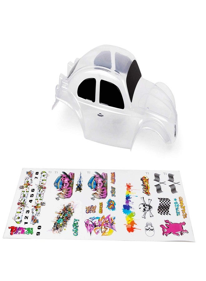 SummitLink Replacement Custom Body Clear Unpainted with Stickers Compatible for 1/10 Scale RC Car or Truck (Truck not Included) SSB-C-01 - Image 3
