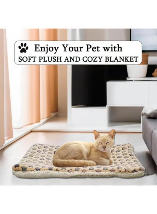 NNC PETS Fleece Pet Blanket with Double-sided plush, Breathable, Washable, and Lightweight, Pet Blanket with Cute star pattern, Comfortable, Washable, Soft fluffy, Suitable for small pets, 50 cm (Yellow) - Image 4