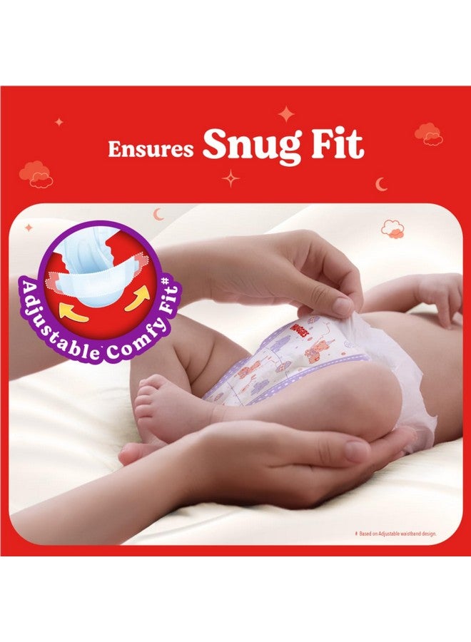 HUGGIES شريط جاف | حفاضات قابلة للتعديل للذكور والإناث حديثي الولادة - الحجم S، 72 قطعة | امتصاص أسرع حتى 2X، امتصاص طوال الليل حتى 12 ساعة، مثالي للوزن من 0-7 كجم - Image 5