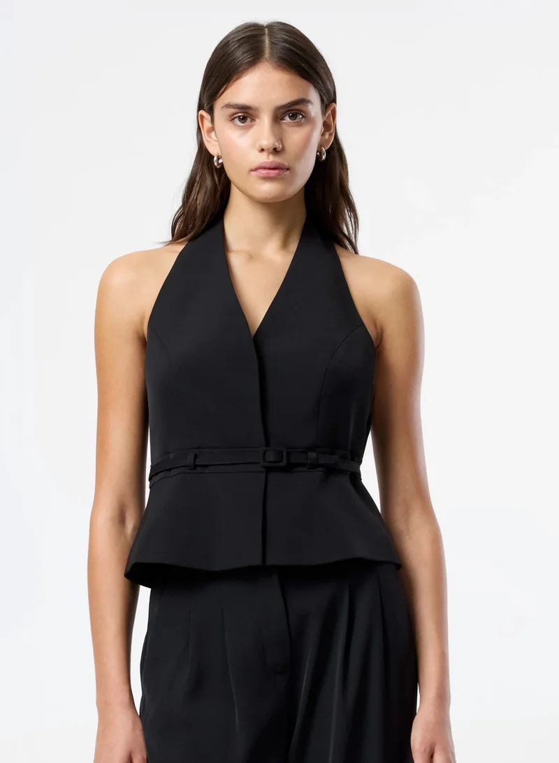 French Connection Harry Suiting Belted Top