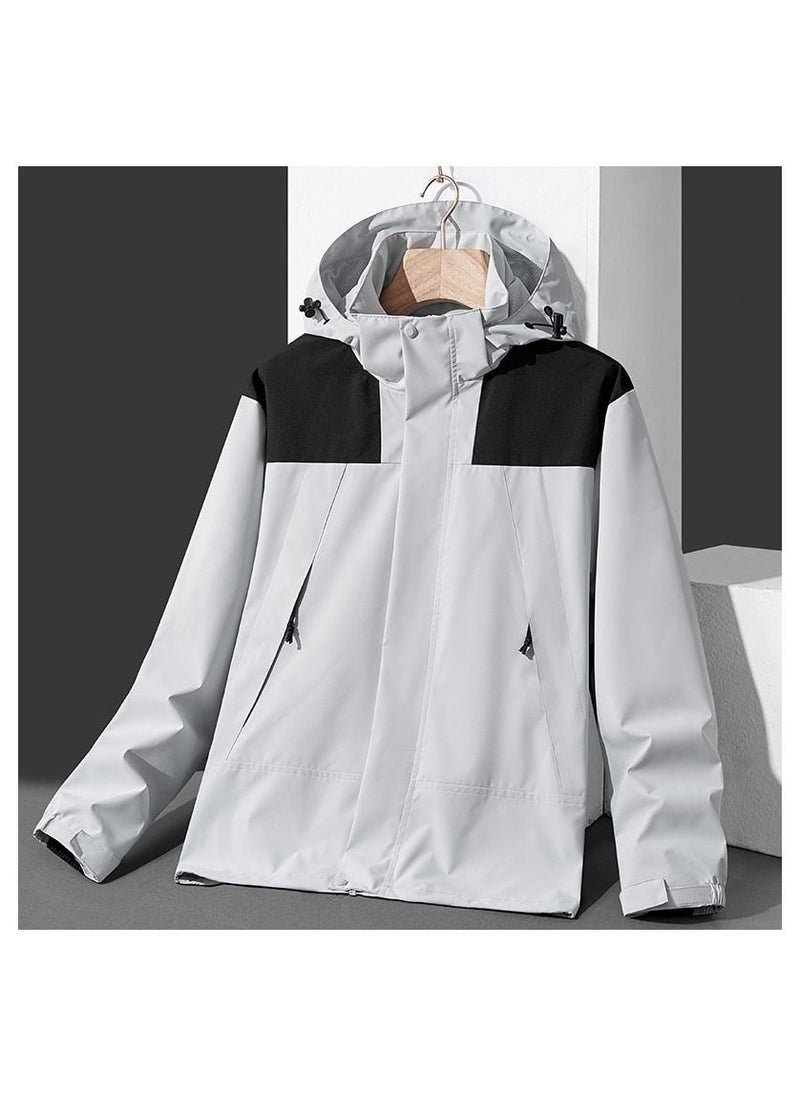 Loquat Thin Outdoor Hooded Windproof And Waterproof Overcoat 