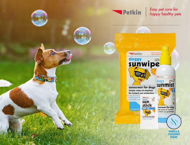 Petkin Dog Sunscreen Sunstick – Sunscreen for Dogs and Puppies, SPF 15 – Simply Rub on Anytime for Instant Sun Protection – Vanilla Coconut Scent, .5 oz Net Weight – Ideal for Home or Travel - Image 4