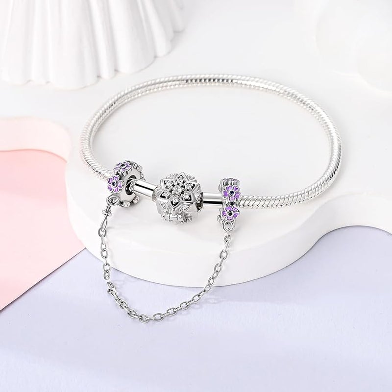 NARMO Charms fr Pandora Armbnder 925 Sterling Silber Herz Charms fr Armbnder Schmetterling Charms Original Charm fr Frauen Silber Armband Charms - Image 2