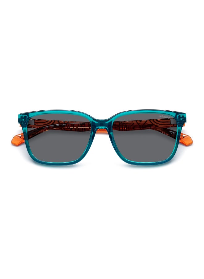 POLAROID KIDS PLD 8063/S Sunglasses Blue Rectangular - Image 4